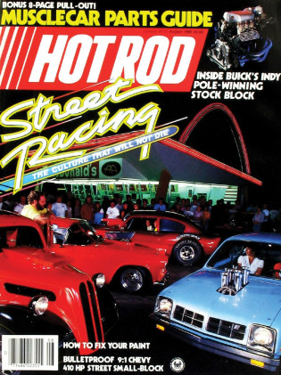 HOT ROD 1985 AUG - STREET RACING, BUICK V-6, BANKS